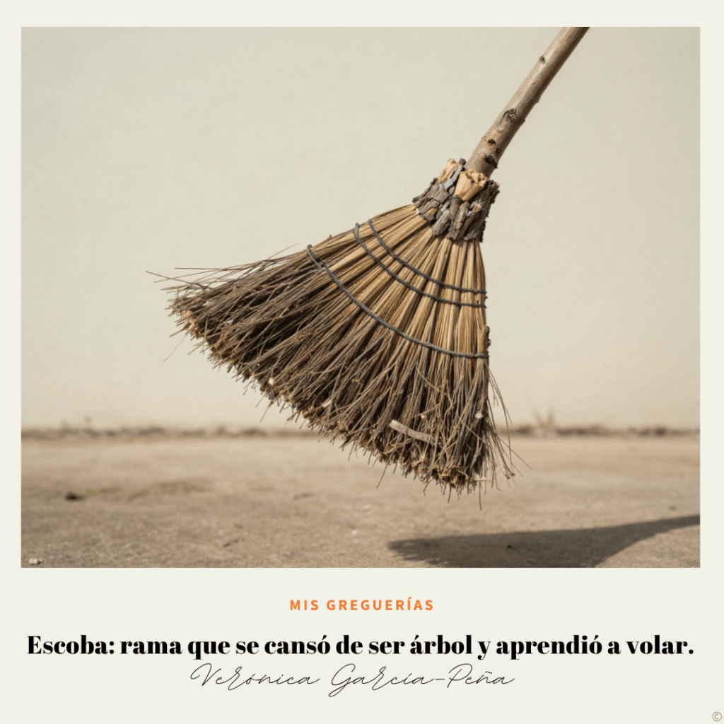 Nueva greguería sobre una escoba  Verónica García-Peña